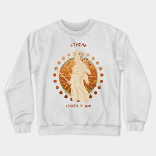 Athena goddess of wisdom and warfare Crewneck Sweatshirt